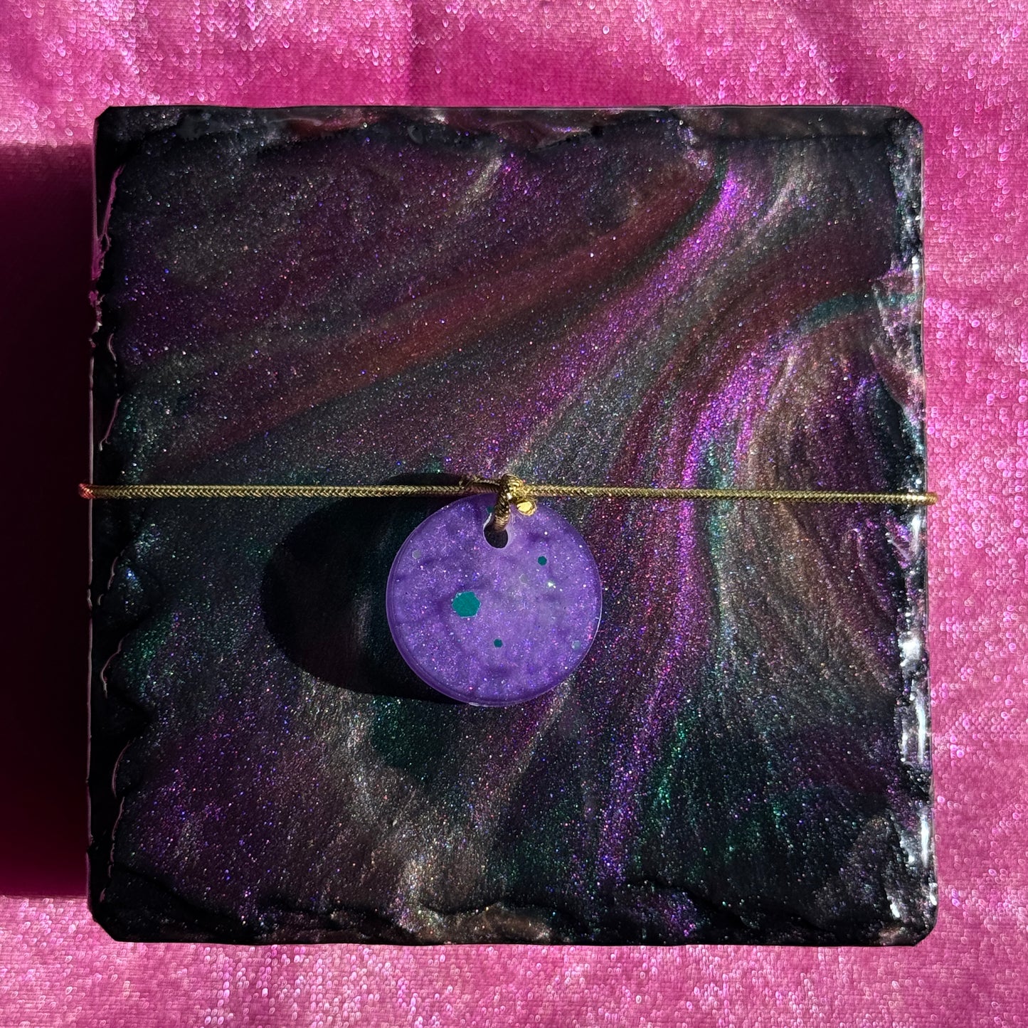 Hand Painted Coasters made from natural slate SC-2025-002