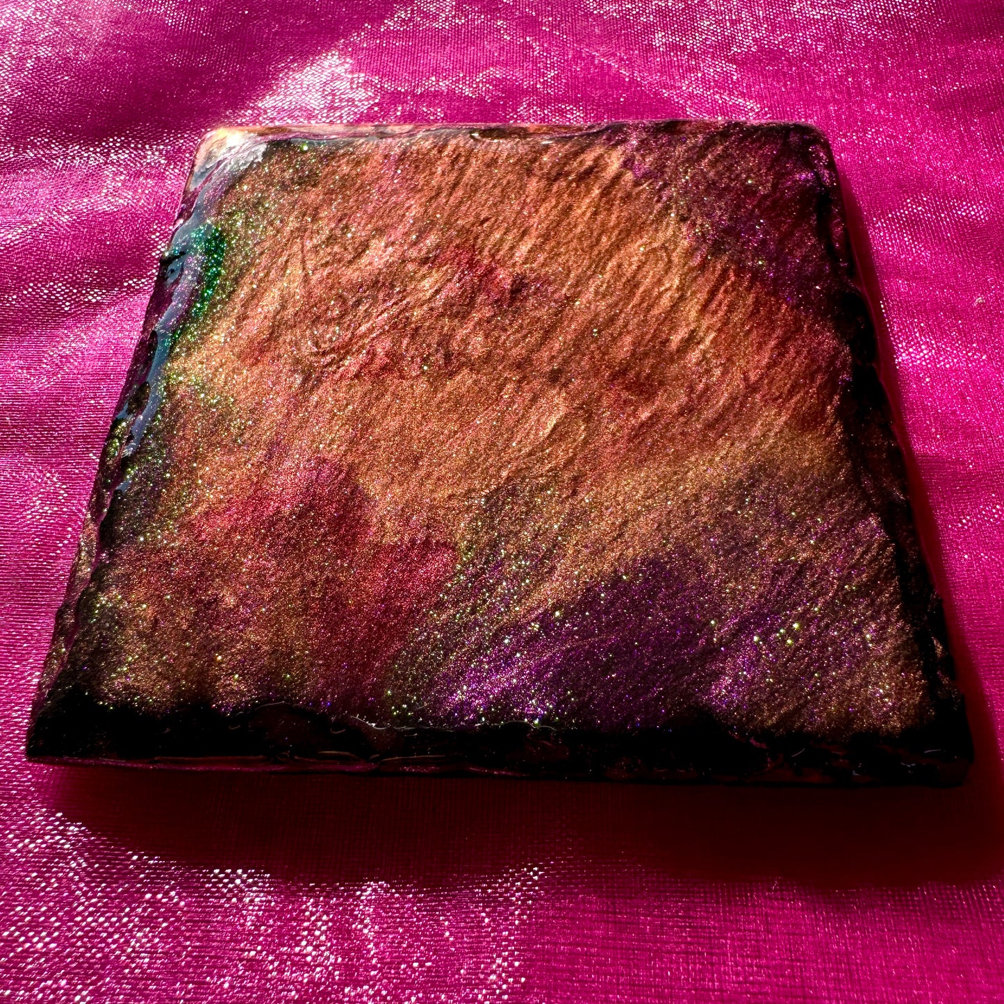 Hand Painted Coasters made from natural slate SC-2025-004